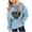 Blue, variant on SGFCWSX Girls Fleece Sweatshirt Kids Long Sleeve Hoodie Stylish Thermal with Pockets Pullover Tops Black Size 7 Years
