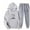 Gray, variant on Wancir Sweat Set for Women 2025 Valentine's Day Oversized Long Sleeve Sweatsuits Print Cute Hearts Casual Warm Outfits