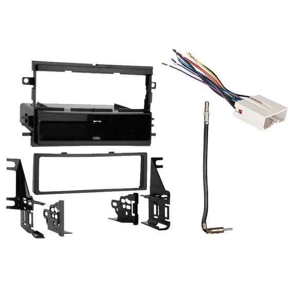 Fits Ford Econoline Full Size Van 09-13 Metra Single DIN Dash Kit with Harmony Radio Harness