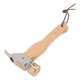 thumbnail image 1 of Martillo para acampar, Mini mango de madera, diseño de cabeza con orificio, martillo multifuncional portátil con cordón de cobre y acero inoxidable, 1 of 10