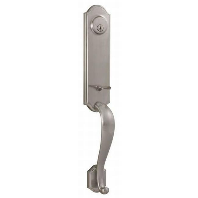 Satin Nickel Weslock 06651-N--002D Mansion Exterior Entry Handle Satin Nickel Weslock 06651-N--002D Mansion Exterior Entry Handle
