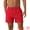 Red, variant on DARING DIVA Men's Drawstring Waist Side Pockets Mesh Lining Beach Swim Trunks 30 Black