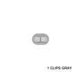 thumbnail image 1 of Cable Organizer Silicone USB Cable type c Winder Desktop Tidy Management Clips Cable Holder for Mouse Headphone Wire 1 Clips-Gray, 1 of 6