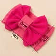 thumbnail image 3 of EnJoCho Toddler Baby Boys Girls Stretch Solid Bowknot Hairband Soft Headband Kids Casual Fashion Headwear Accessories, 3 of 4