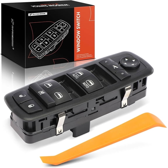 A-Premium Front Driver Side Master Power Window Switch Compatible with Chrysler Town & Country & Dodge Grand Caravan 2008 2009 2010 2011, Replace# 4602536AD, 4602536AE