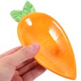 thumbnail image 2 of Ceramic Carrot Shape Sushi Dipping Bowl Appetizer Plate Porcelain Saucers Bowl, 2 of 8
