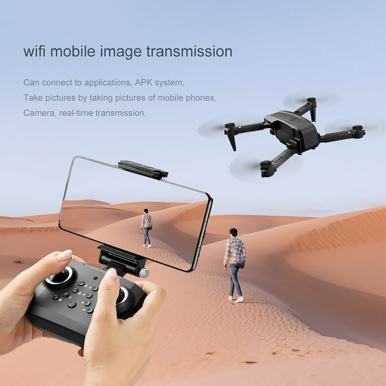 LS XT6 Mini WiFi FPV with 4K 1080P Camera Altitude Hold Mode Foldable Drone Walmart
