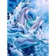 thumbnail image 1 of Cuadros Decorativos Pintura de diamantes, delfín azul, taladro redondo completo, imagen de diamantes de imitación, dibujo DIY Ehuebsd Nuevos Originales, 1 of 8