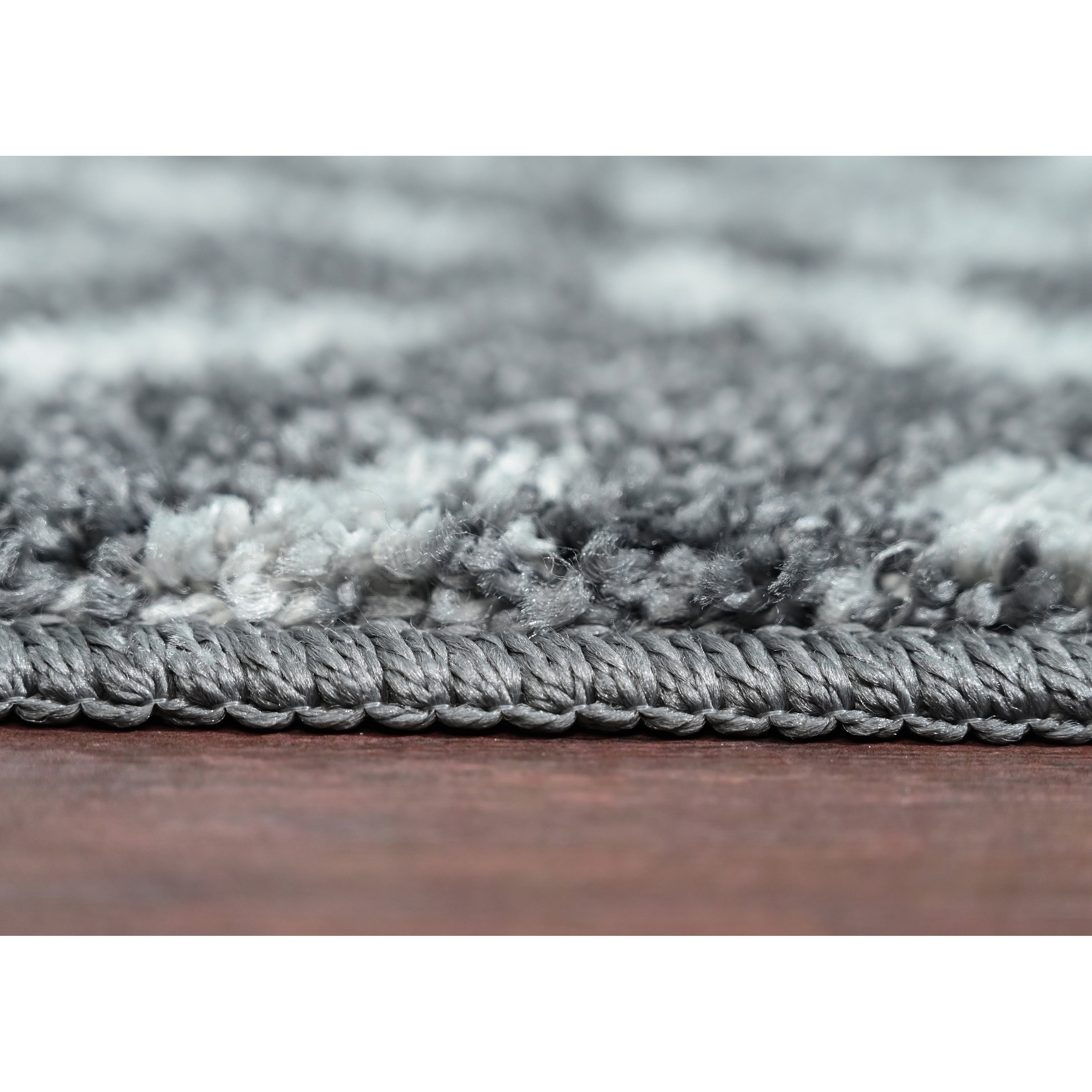Garland Rug Denali Polypropylene Cinder Gray/Silver Indoor Area Rug, 5' x 7'