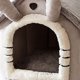 thumbnail image 2 of JShteea Casa para Y Gatos Casetas Cojín Semicerradas Accesorio para (L), 2 of 7