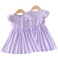 thumbnail image 7 of Kkkded Kids Toddler Girls Dresses Baby Print Dresses Summer Short Sleeve Dress A-line Dress Newborn Cute Princess Dress for 18M-6Y, 7 of 7