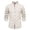 Beige, variant on Gifts Spring Summer Men's Cotton Linen Long Sleeve Stand-up Collar Business Casual Shirt Solid Color Japanese Minimalist Fit Breathable Lightweight Office Vacation Spring Summer