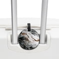 thumbnail image 3 of Marble 2pcs PU Leather Round Bag Tags Suitcase Handbag Tags with Privacy Cover and Name ID Tag for Travel Luggage, Handbags, Backpacks, School Bags, 3 of 6