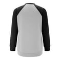 thumbnail image 7 of Oplxuo Oversized Sweatshirt for Women 2025 Fall Patchwork Crewneck Long Sleeve Pullover Tops Loose Fit Casual Raglan Shirts, 7 of 7