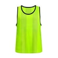 thumbnail image 5 of Men'S Tank Tops Solid Color Sleeveless Casual Side Wide Fork Fitness Sports Gar Loose Vest Tee Shirts Activewear,Green,L, 5 of 6