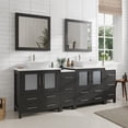 thumbnail image 3 of Vanity Art 84" Double Sink Bathroom Vanity Set with Engineered Marble Top and Free Mirrors, 3 of 9
