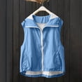 thumbnail image 5 of FUZHIQ Women's Zip Up Vest with Pocekts Lightweight Softshell Sleeveless Jacket Hiking Travel Golf Running Vests for Women,XL, 5 of 9