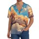 thumbnail image 1 of Fotbe Cloud Sleeping Cat Camisa Estampada de Manga Corta para Hombre, Casual de Verano, Estilo Playero, Sin Arrugas-Medium, 1 of 5