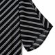 thumbnail image 2 of TaTaai Women's Fashion Striped Print Elegant V-Neck Three-Quarter Sleeve Top Gift, 2 of 7