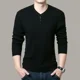 thumbnail image 4 of Camiseta de cuello en V con capa base para hombre, sudaderas de manga larga, tendencias de moda 2024, venta de lujo, Harajuku, alta marca, jerseys para hombre, 4 of 5