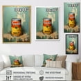 thumbnail image 4 of Designart "Sensational Soup In Popart I" Pop Art Floater Framed Canvas Prints, 4 of 5