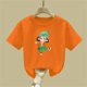 thumbnail image 4 of Blusas y camisas de manga corta con cuello redondo para niños Camiseta de verano de manga corta estampada para niñas Jersey elegante de cuello redondo para niñas Top de algodón para niños, 4 of 6