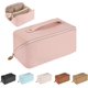thumbnail image 1 of Travel (Pink)Makeup Bag, Travel Large Capacity Cosmetic Bag, with Handle and Divider, Waterproof PU for Women Toiletry Storage Bag Leather Multifunct, 1 of 5
