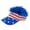 Blue, variant on 4th of July Patriotic Flag Baseball Cap/Hat, Red White and Blue Costume Cap Decoartions, Independence Day, Memorial Day Stars & Stripes Patriotic Accessories, Blue