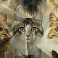 thumbnail image 4 of YJHDM 3D Cat Bedding Set Cute Animal Down Duvet Cover Pillowcase 2/3pcs King Queen Bed for Kid Adult, 4 of 5