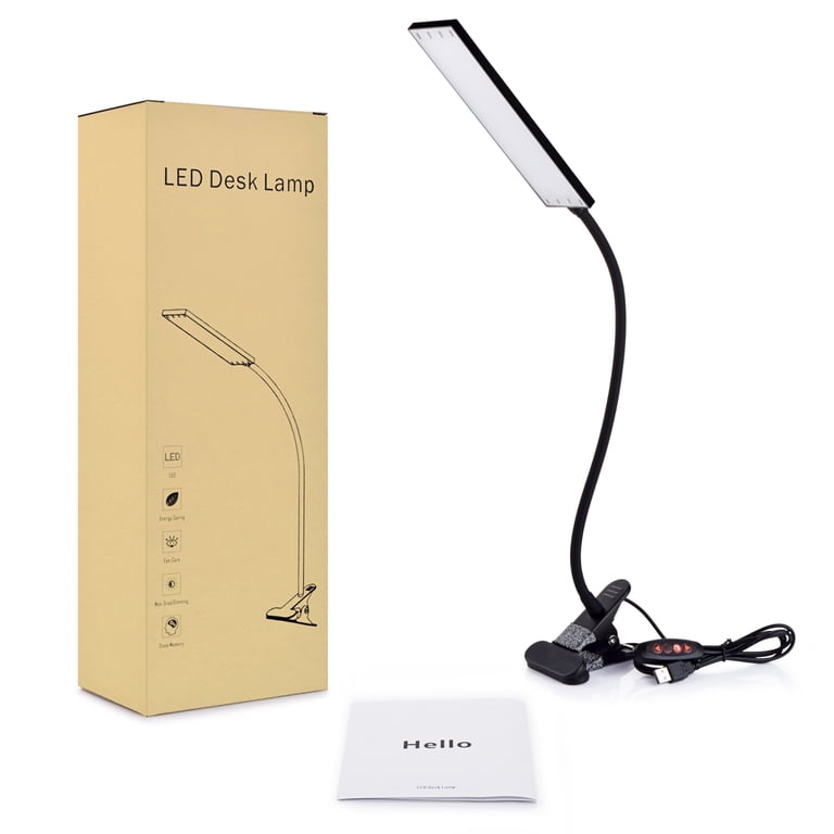Kootion 5W LED Clamp Desk Lamp, 3 Color Temps photo 3