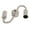 Polished Nickel Finish, variant on B&P Lamp® 2 Light Wired Lamp Cluster with Keyless Candelabra Base E12 Sockets, Antique Brass Finish