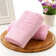 MTBLYS 2-Piece Bamboo Fiber Towel Set 33X73Cm Soft Absorbent Face Towel 3 Classic Colors Quick Dry Washcloth Bathroom Daily Use