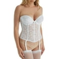 thumbnail image 2 of Women's Carnival 313 Brasselette The Silhouette Maker Longline Bra (White 38D), 2 of 4