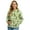 Cucumbers Green, variant on Xixirimido Women's Bomber Jacket Lightweight Casual Coat with Pockets Zip Up Windbreaker Jacket Fall Winter Outfit Trendy, Retro Roses Pink, XX-Large