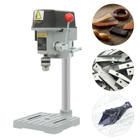 Miumaeov Portable Drill Press Electric Mini Drill Press Bench Small Benchtop Drill Press