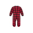 thumbnail image 2 of Family Pajamas Baby Matching Red Check Printed Footed Pajamas, Red, 18 Months, 2 of 5
