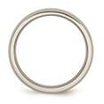 thumbnail image 2 of Titanium Beveled Edge 6mm Brushed and Polished Band Size: 8; for Adults and Teens; for Women and Men, 2 of 7