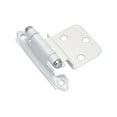 thumbnail image 2 of Amerock 3/8in (10 mm) Inset Self-Closing, Face Mount White Hinge - 1 Pair, 2 of 2