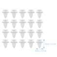 thumbnail image 2 of 300Pcs Auto Door Panel Clip Car Door Panel Fastener Retainer Clip Supply, 2 of 8