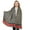 Red Green, variant on Women's Classic Leopard Print Scarf Contrasting Stripes Lightweight Shawl Wrap Scarves- Red Green