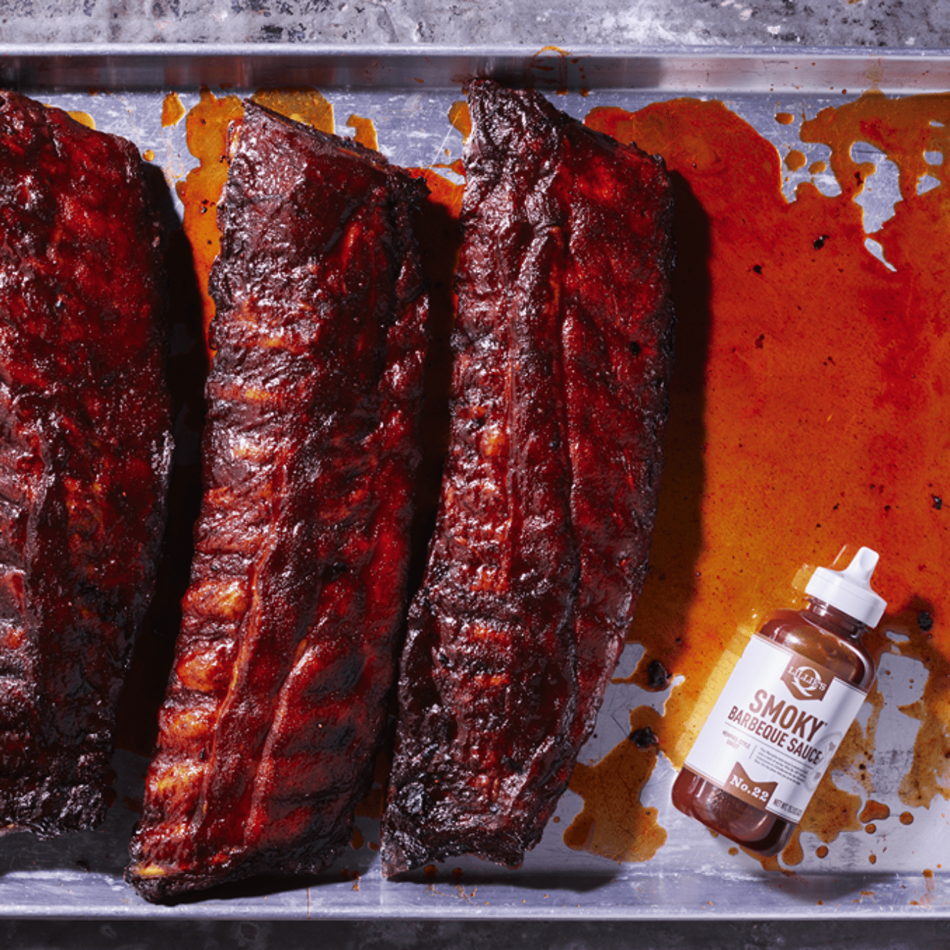 Lillie’s Q Memphis Style BBQ Sauce – Smoky & Sweet Barbecue Sauce for Ribs, Pulled Pork & Chicken, 15.3 oz Squeeze Bottle