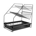 thumbnail image 2 of Organizador debajo del fregadero, estante de almacenamiento para fregadero de cocina, estante organizador estable antideslizante independiente, estant, 2 of 9