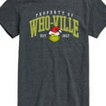 thumbnail image 3 of Dr. Seuss - The Grinch - Whoville Collegiate - Men's Short Sleeve Graphic T-Shirt, 3 of 5