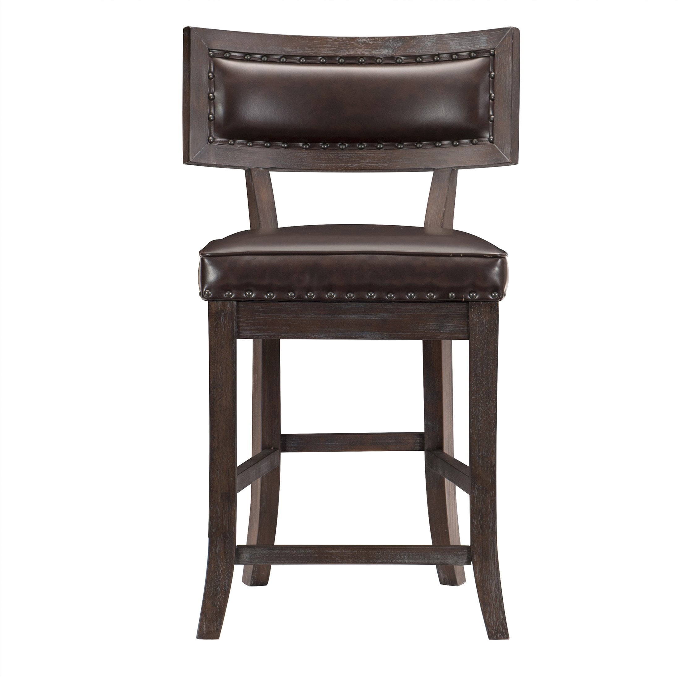 OakvillePark Tryon Counter Height Barstool (Set of 2), Espresso