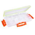 thumbnail image 2 of Voiceine Transparent Fishing Tackle Box with 3 Latches Waterproof Storage Box Outdoor Fishing Storage Organizer (Small), 2 of 10