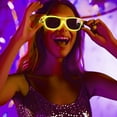 thumbnail image 4 of Glow Glasses Party Glasses Glow in The Dark UV Black Light Birthday Wedding Decorations Golw Party Supplies, 4 of 7