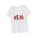 thumbnail image 5 of Camiseta para mujer Yuyangstore ropa deportiva suave y elegante cuello redondo, 5 of 8