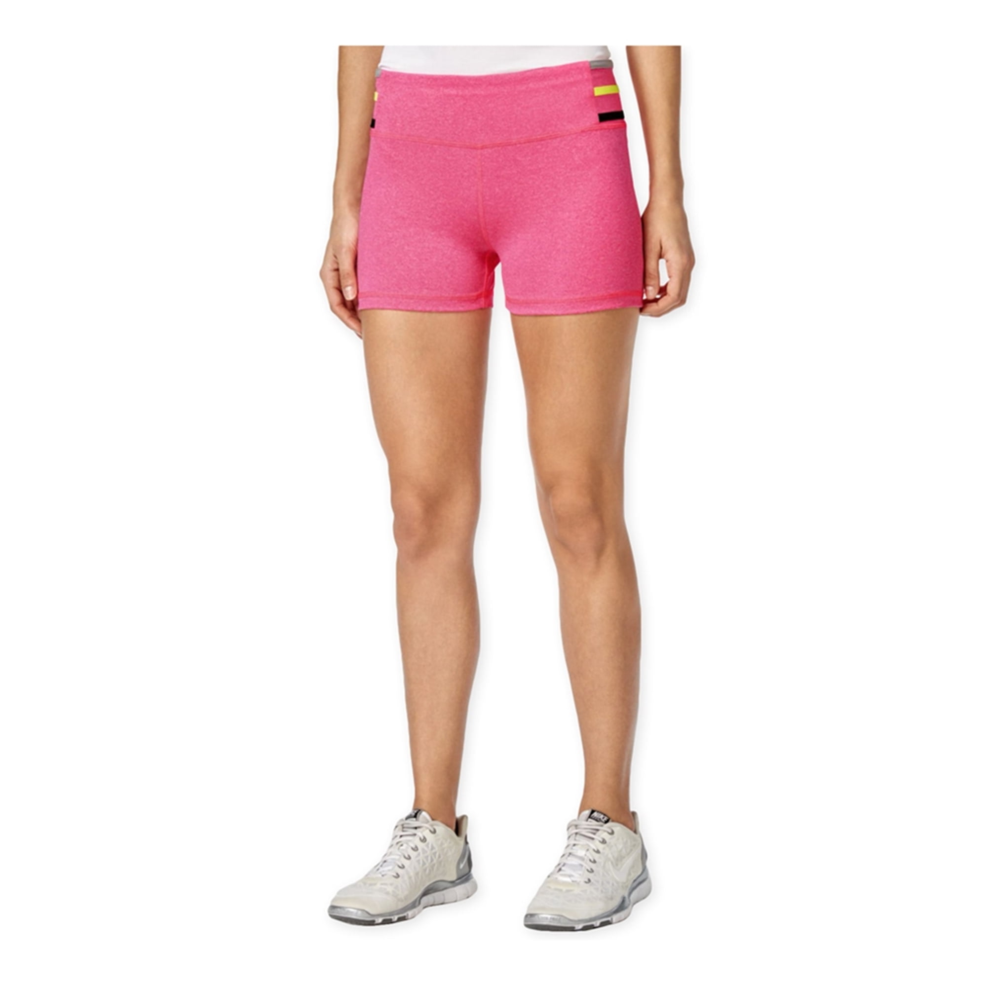energie Womens Suzy Athletic Compression Shorts, Pink, XSmall