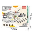 thumbnail image 6 of RUVINCE 32-Piece Kids Kitchen Set with Play Food, Cooking Utensils, Pots, Pans & Cookware Toys for Boys & Girls, 6 of 8