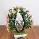 thumbnail image 1 of Flores artificiales, bonsáis artificiales en maceta, macetas de plástico para sala de estar, comedor, mesa de TV, mueble de centro, decoración, adornos, flores artificiales, bonsáis, plantas, 1 of 9